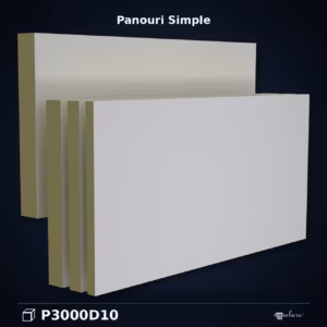 Panou Decorativ Perete Poliuretan 3D Relief 72x146 cm