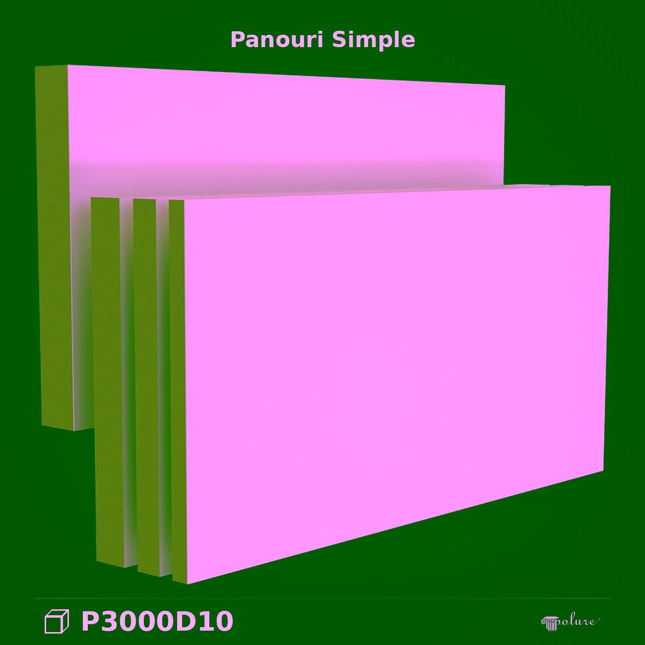Panou Decorativ Perete Poliuretan 3D Relief 72×146 cm