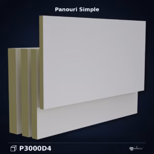Panou Decorativ Poliuretan 70x144 cm Model Boiserie