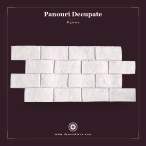 Panou Decorativ 3D Poliuretan Texture Caramida 61x135 cm