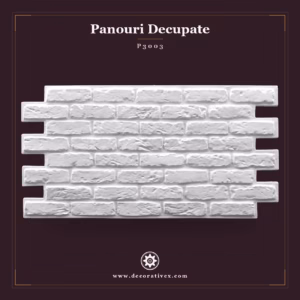 Panou Decorativ din Poliuretan Aspect Cărămidă 65x125 cm