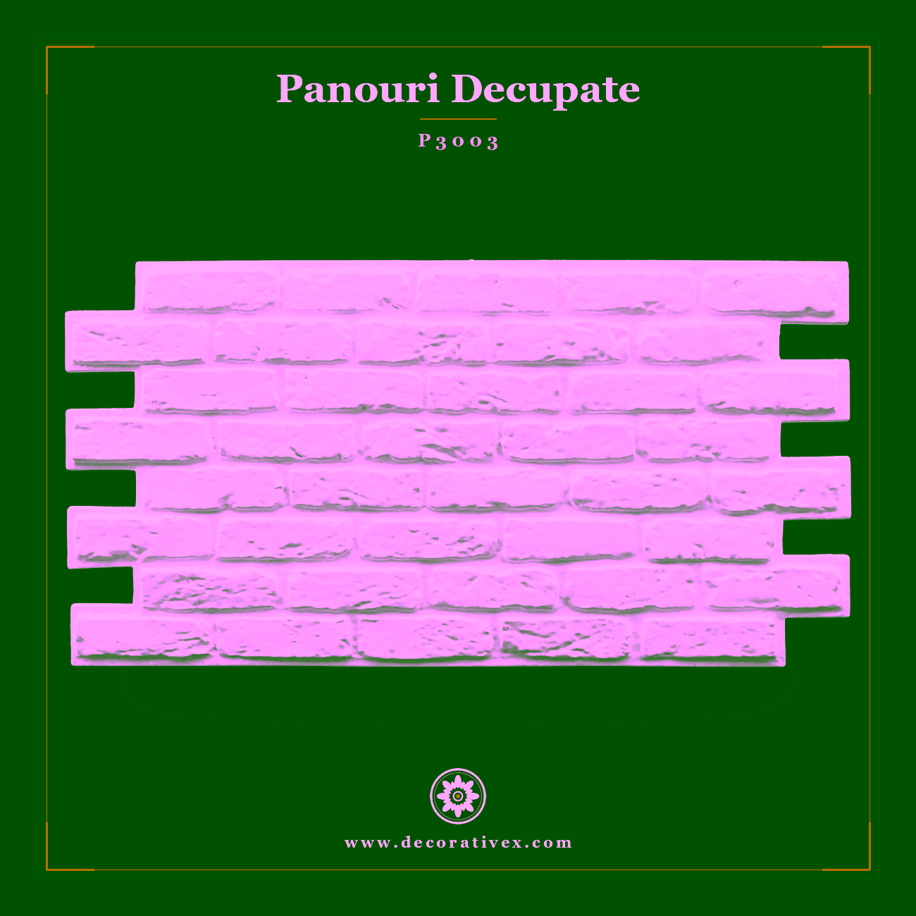 Panou Decorativ din Poliuretan Aspect Cărămidă 65×125 cm