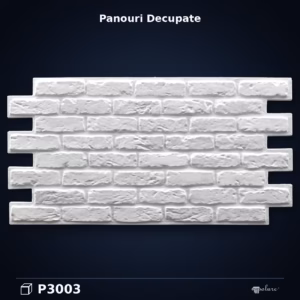 Panou Decorativ din Poliuretan Aspect Cărămidă 65x125 cm