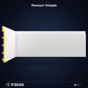 Panou Decorativ 3D din Poliuretan 45x250 cm Perete