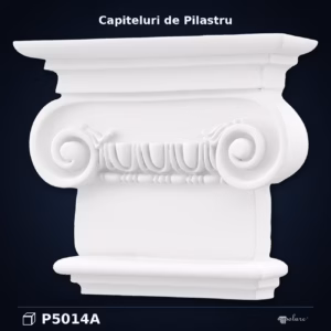 Capitel Pilastru Poliuretan 7x22x19 cm Model Ionic