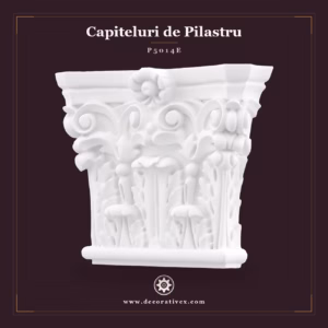 Capitel Pilastru Poliuretan Decorativ 5x20x17 cm