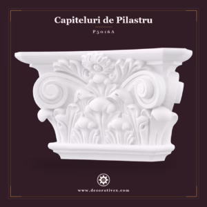 Capitel Pilastru Poliuretan Model Clasic 9x31x18 cm