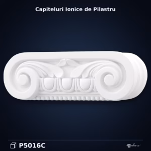Capitel Pilastru Ionic Poliuretan Decorativ 7x24x8 cm