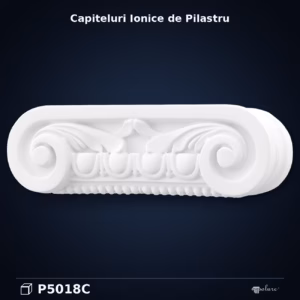 Capitel Ionic din Poliuretan 6x26x8 cm Model Pilastru
