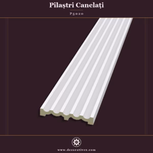 Pilastru Canelat Decorativ din Poliuretan 3x20x240 cm