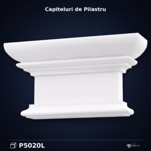 Capitel Pilastru Poliuretan 8x32x17 cm Acant si Volute