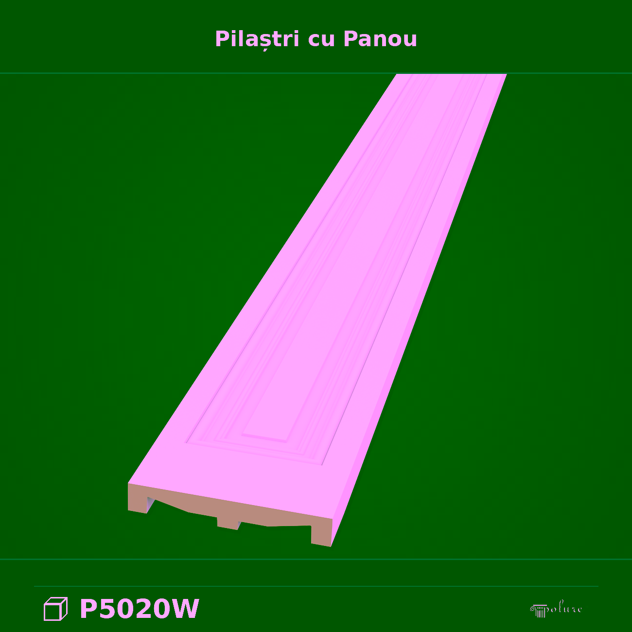 Pilastru Decorativ Panou din Poliuretan 20×240 cm