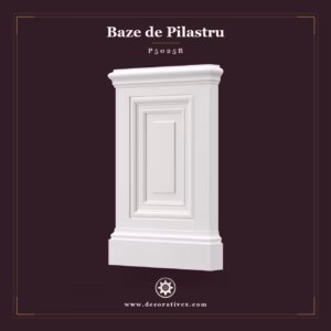 Baza Coloana Pilastru Poliuretan 5x28x46 cm Decorativ