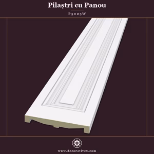 Pilastru Decorativ din Poliuretan 25x240 cm cu Panel Drept