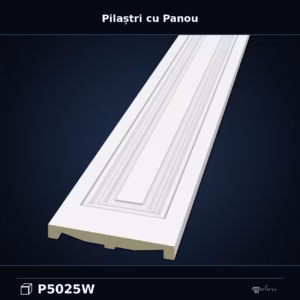 Pilastru Decorativ din Poliuretan 25x240 cm cu Panel Drept