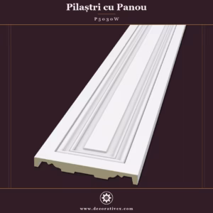 Pilastru din Poliuretan Panou Neted 3x30x240 cm