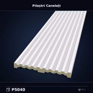 Pilastru Canelat din Poliuretan 4x40x240 cm Decorativex