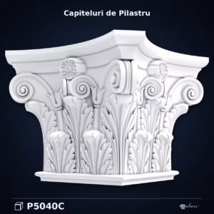 Capitel Pilastru Corintic din Poliuretan 72x72x56 cm