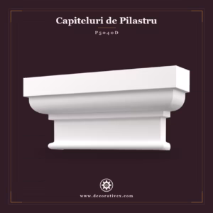 Capitel Pilastru Poliuretan 13x56x26 cm Decor Clasic