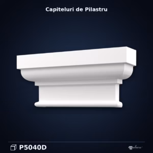 Capitel Pilastru Poliuretan 13x56x26 cm Decor Clasic