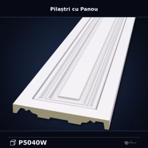 Pilastru din Poliuretan cu Motiv Panou 4x40x240 cm
