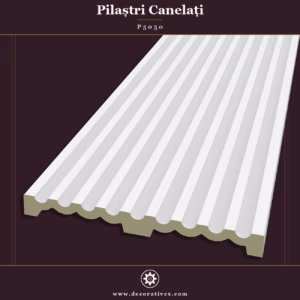 Pilastru Estriat din Poliuretan 5x50x240 cm Decorativ