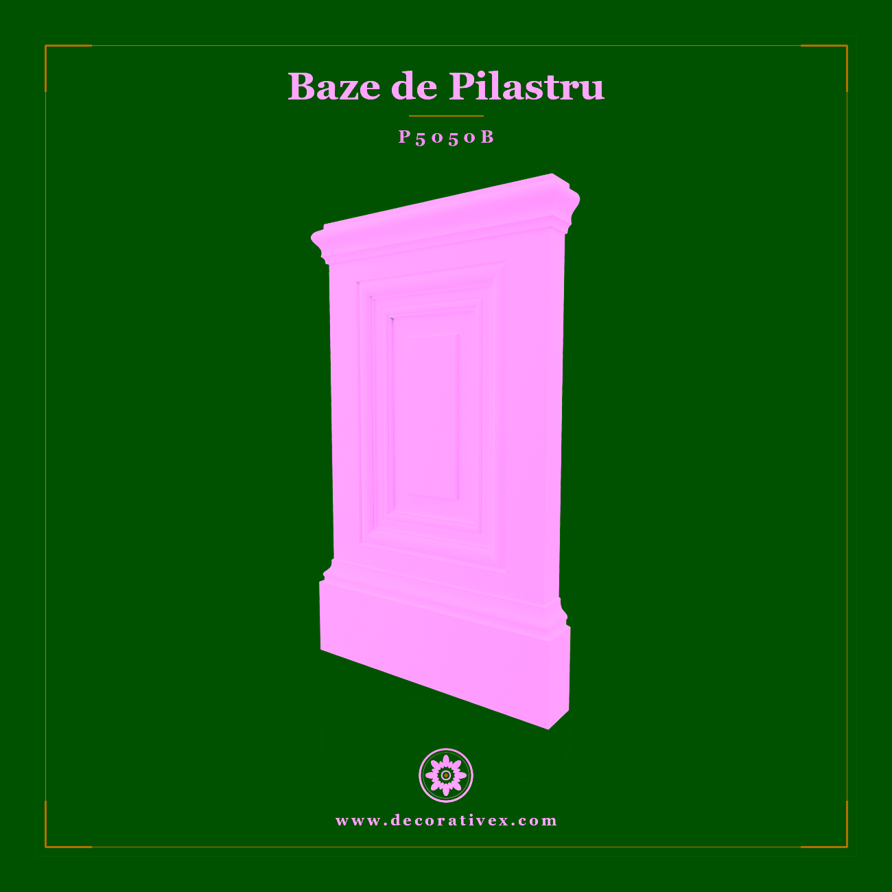 Bază Pilastru Decorativă Poliuretan 8x56x94 cm