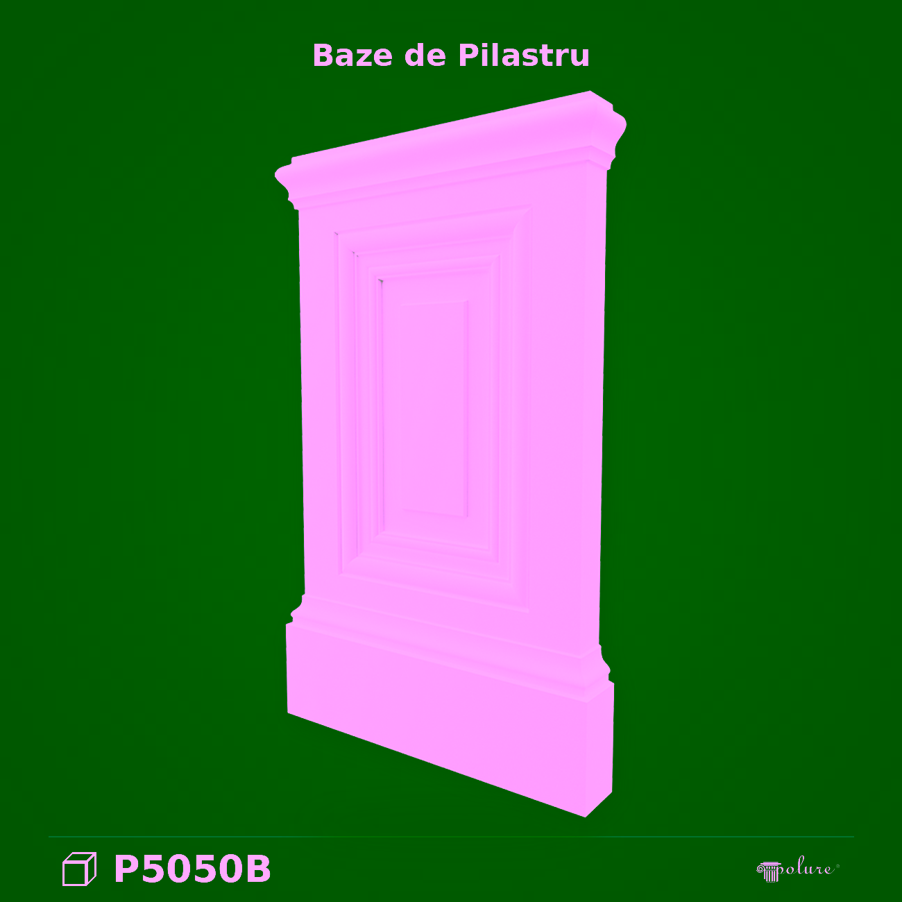 Bază Pilastru Decorativă Poliuretan 8x56x94 cm