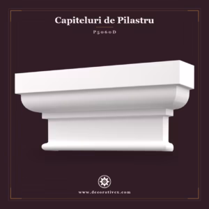 Capitel Pilastru Din Poliuretan 19x84 cm Decorativ