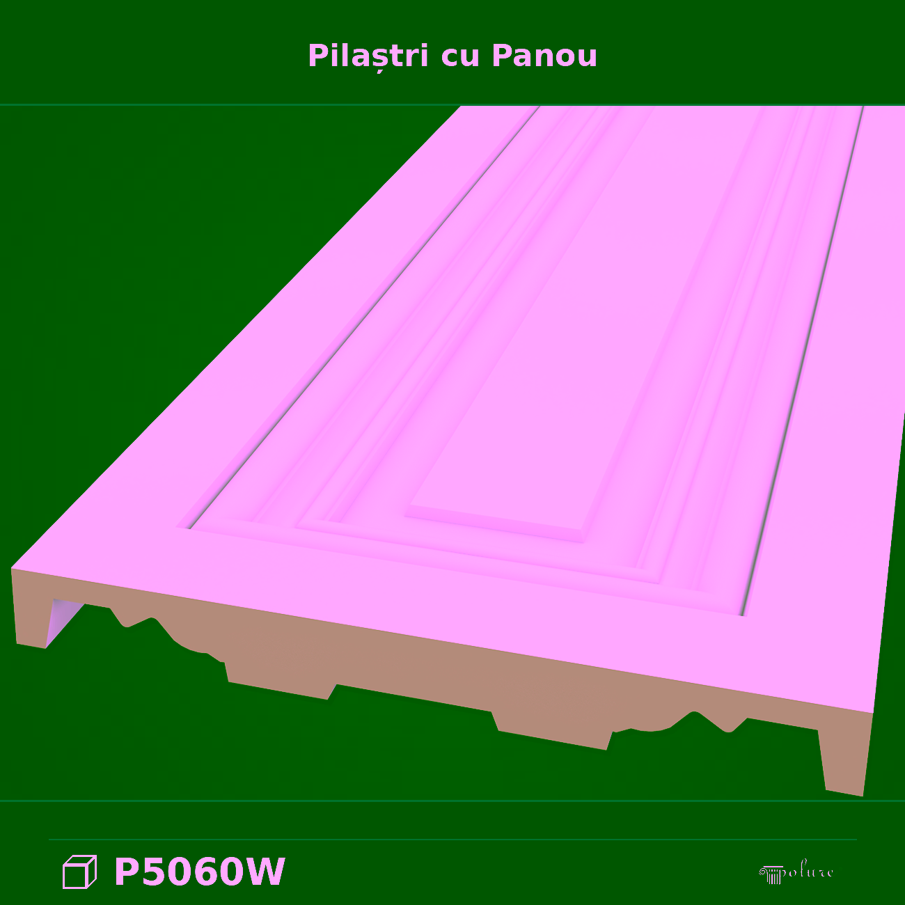 Pilastru Poliuretan Panou Decorativ 7x61x240 cm