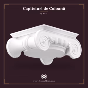 Capitel Ionic din Poliuretan pentru Coloane 24x32 cm