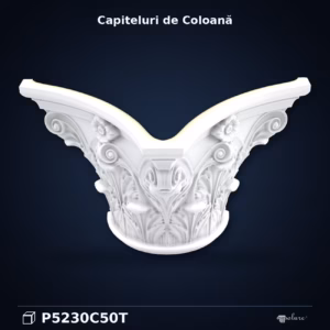 Capitel de Coloană Decorativ din Poliuretan 34x69 cm