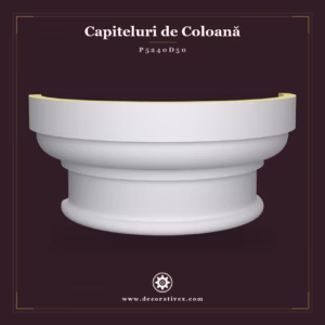 Bază Coloană din Poliuretan 28x56x25 cm pentru Profil Clasic