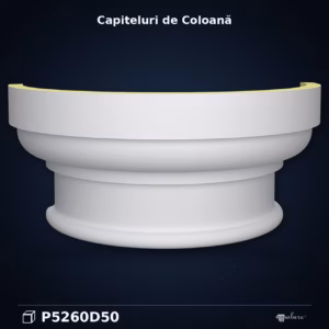 Capitel Coloană din Poliuretan 42x84 cm Cu Motive Acant