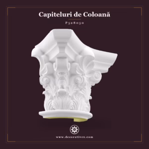 Capitel Coloana din Poliuretan Model Corintic 64x128 cm