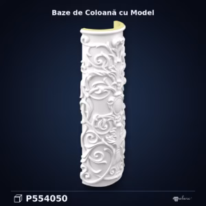 Jumătate de Coloană Decorativă din Poliuretan 48x136 cm