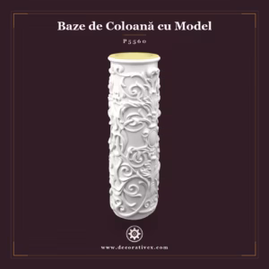 Bază de Coloană din Poliuretan cu Relief Clasic 76x72 cm
