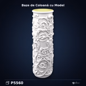 Bază de Coloană din Poliuretan cu Relief Clasic 76x72 cm