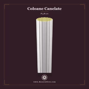 Coloană Decorativă Canelată din Poliuretan 20x240 cm
