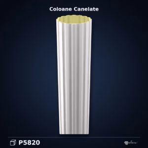 Coloană Decorativă Canelată din Poliuretan 20x240 cm