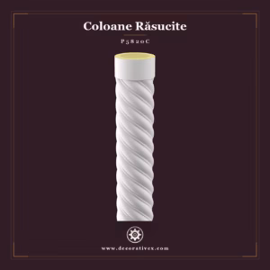 Coloană Poliuretanică Răsucită Decorativă 20x20x260 cm