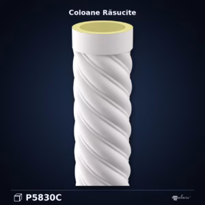 Coloană Decorativă Helix din Poliuretan 30x260 cm