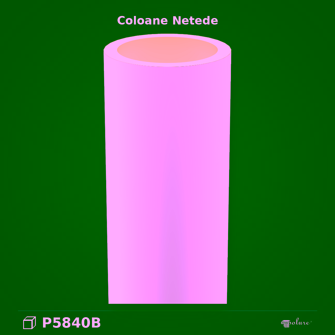 Coloana Neteda din Poliuretan 40×40 cm Inaltime 240 cm