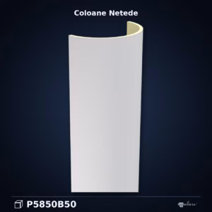 Jumătate de Coloană Netedă din Poliuretan pentru Perete