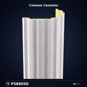 Semicoloană Canelată din Poliuretan 30x60x240 cm