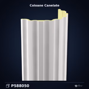 Coloana Canelata din Poliuretan 40x80x240 cm Decorativa