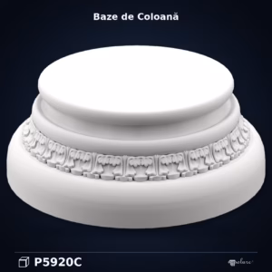Bază de Coloană din Poliuretan Netedă 35x35x13 cm