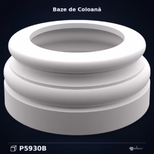 Bază Circulară Poliuretan Pentru Coloană 38 cm