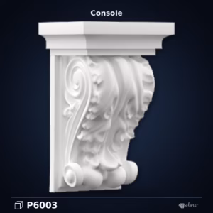 Consolă Decorativă Clasică din Poliuretan 8x10x16 cm