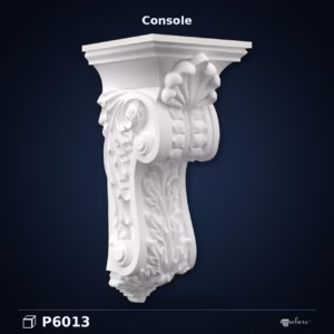 Consolă Decorativă din Poliuretan cu Frunze de Acant 47 cm
